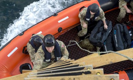 Charlottetown trains with Danish Navy
