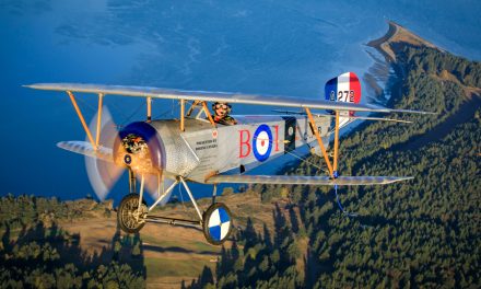 Vimy Flight group’s last pass over Victoria
