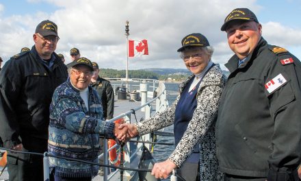 Ship sponsors help transfer crews