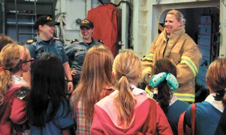 Girl Guides discover navy trades