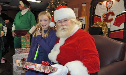 Christmas comes early for HMCS Calgary and school children