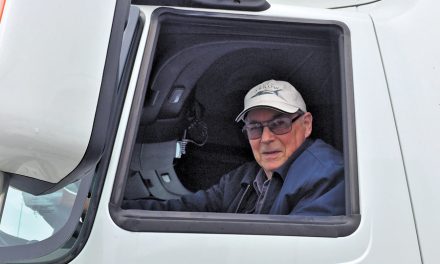 Birthday bash for oldest base driver