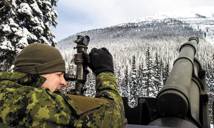 Army blasts through snow during winter
