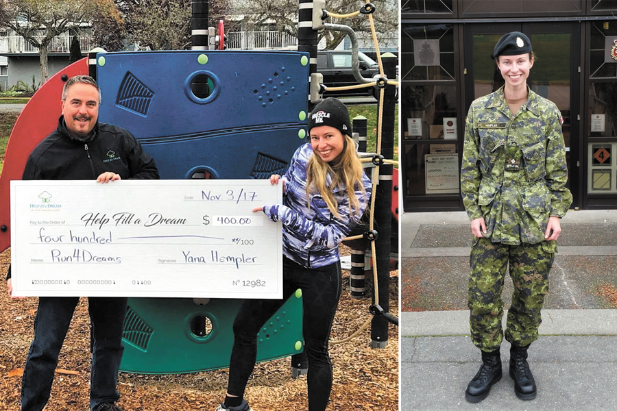 Reservist strides to help sick kids