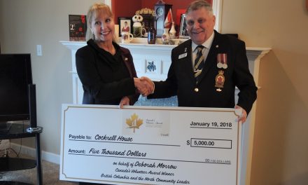 Charitable spirit blooming – triple donation to Cockrell House