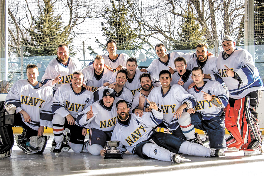 HMCS Hunter’s Hockey Day