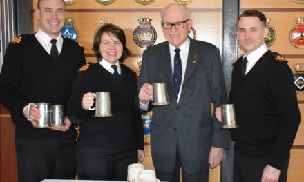 Retired Admiral donates collection of beer steins