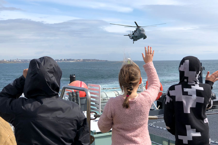 HMCS Calgary Day Sail