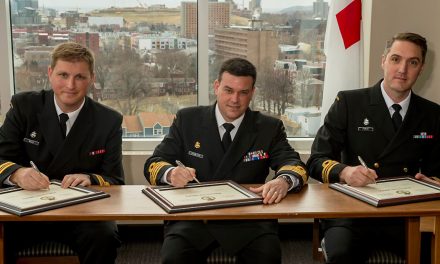 New hands behind HMCS Oriole helm