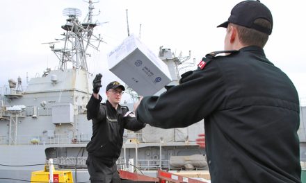HMCS Vancouver sets sail on Operation Projection