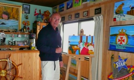 Life after the Navy: On canvas