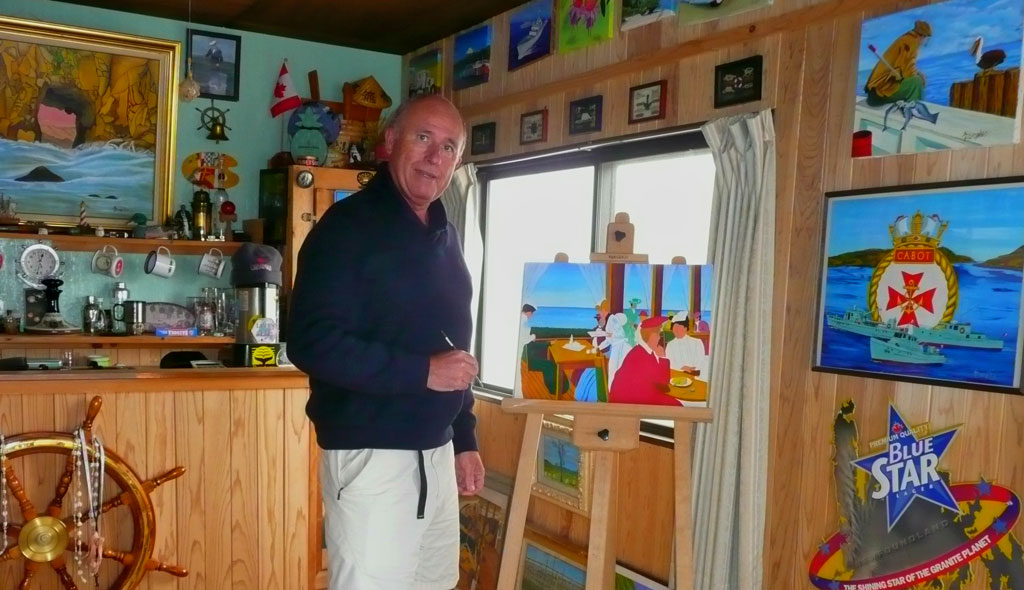 Life after the Navy: On canvas