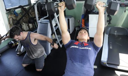 HMCS Whitehorse crew stay fit on Operation Caribbe