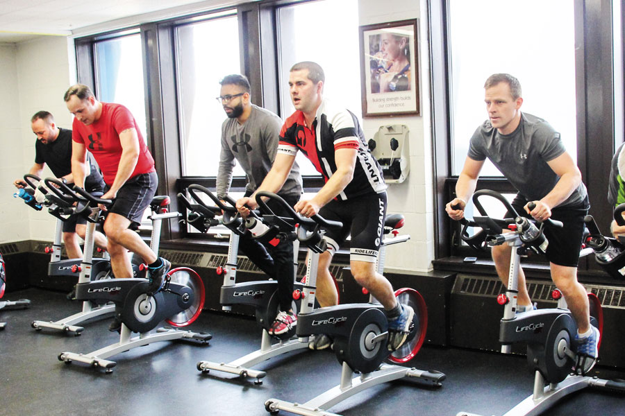 HMCS Fredericton team prepare for charity bike ride