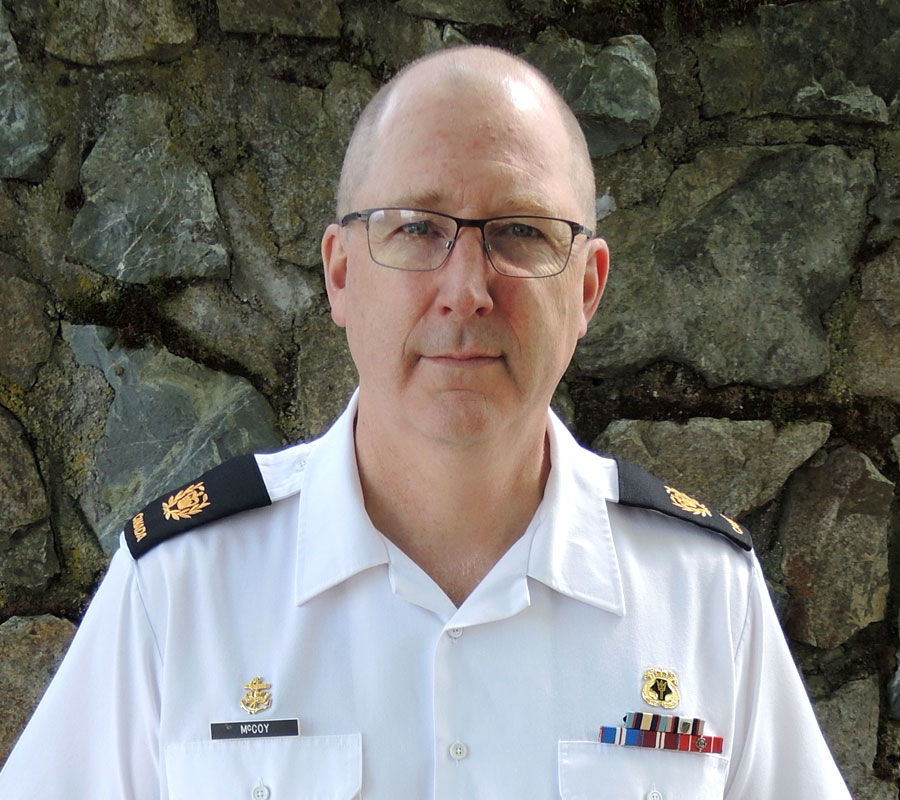 Chief Petty Officer Second Class Paul McCoy recently saved the life of a man in cardiac arrest during a St. John’s Ambulance First Aid Training class in Duncan. CPO2 McCoy says the incident is a prime example of why everyone should have First Aid Training. Photo by Peter Mallett