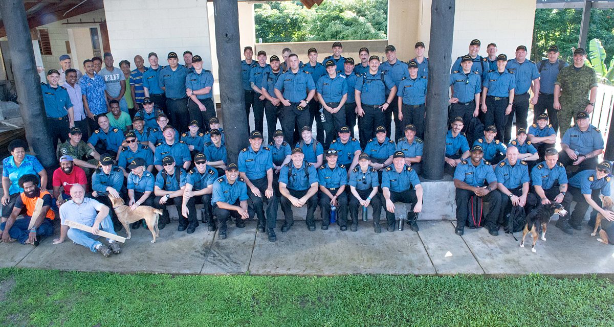 HMCS Vancouver lends a hand in Fiji