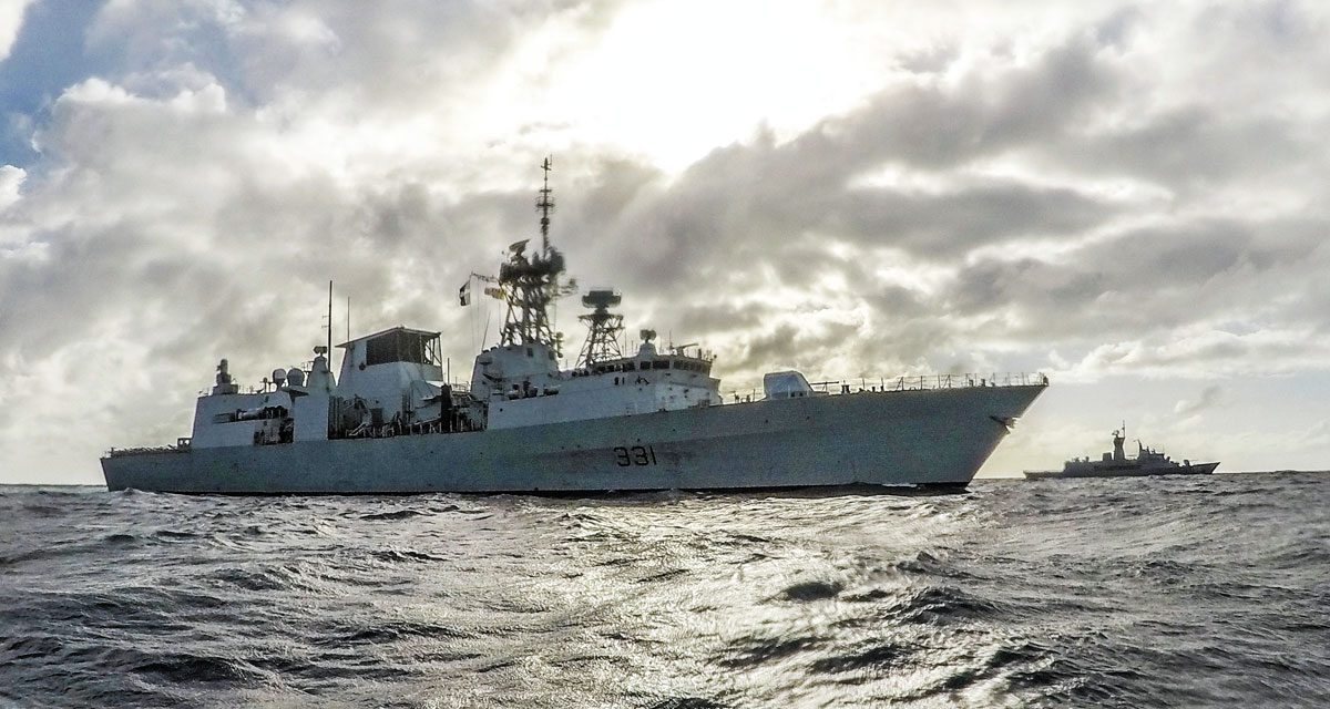 HMCS Vancouver visits Singapore during Operation Projection