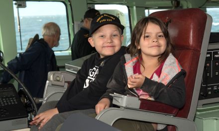 Children’s charity tour on board HMCS Regina