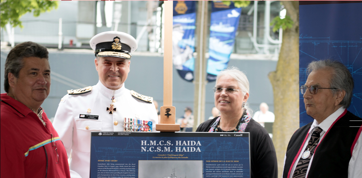 Ceremony marks HMCS Haida designation as navy flagship