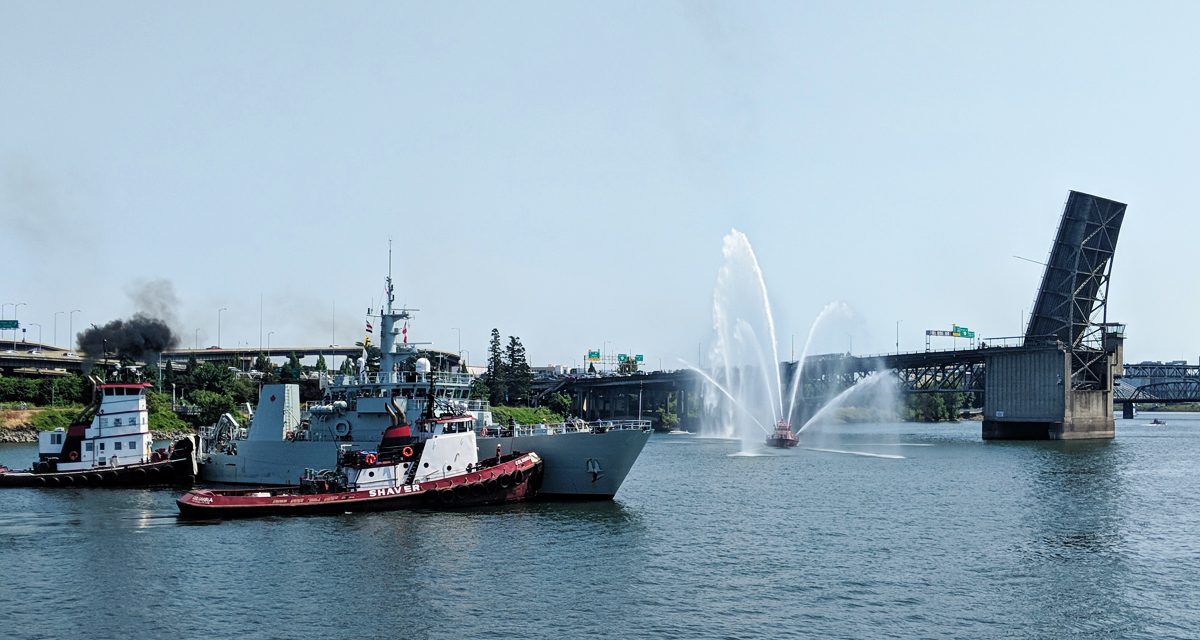 Nanaimo & Regina visit Portland Rose Festival