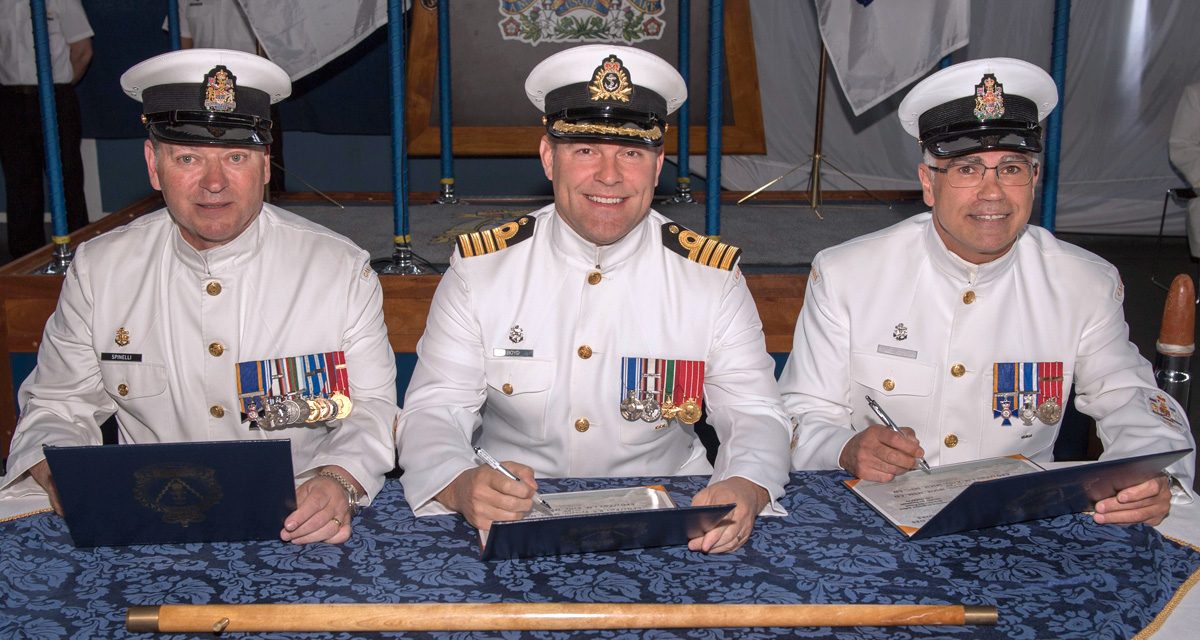 Former Base Chief moves from one sea-faring career to another