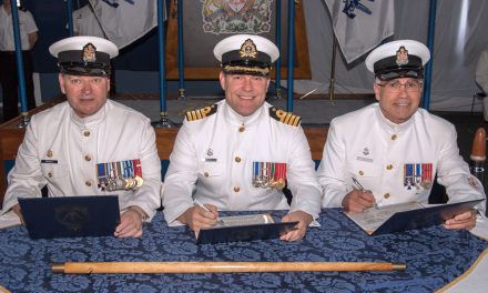 Former Base Chief moves from one sea-faring career to another
