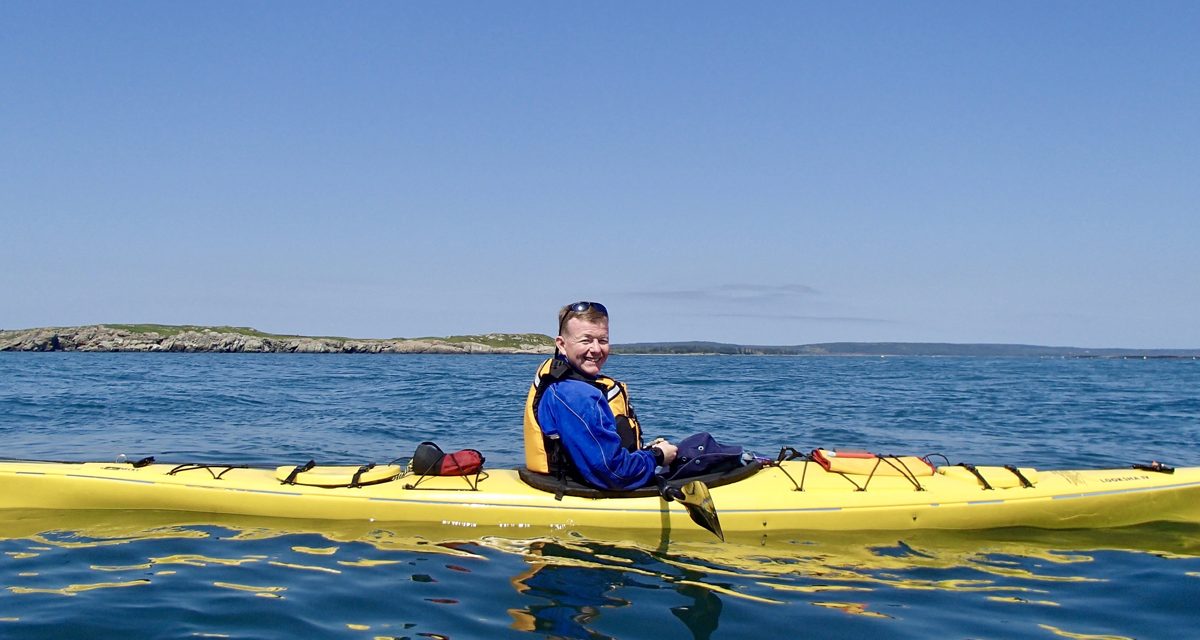 Sub commander goes outward bound