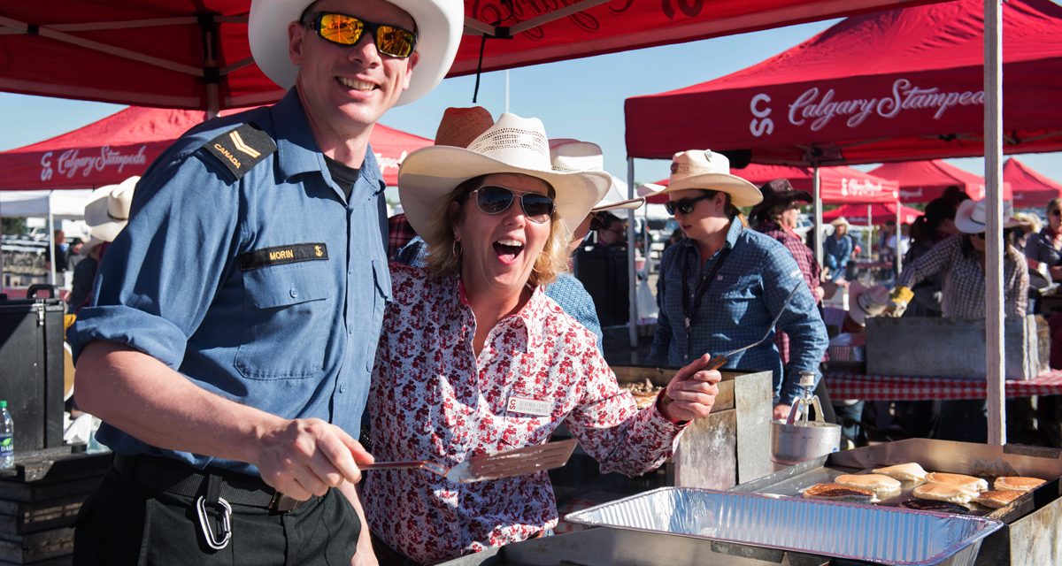 Calgary sailors cowboy up at Stampede