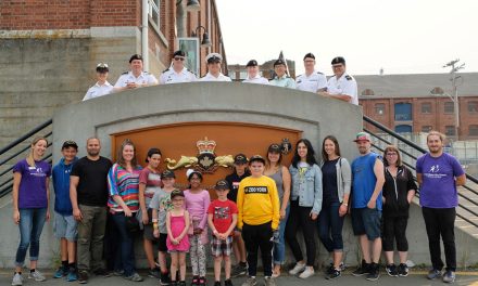 Youth tour submarine, warship