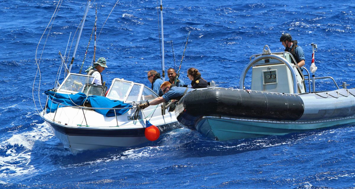 HMCS Ottawa provides assistance during Leaders at Sea