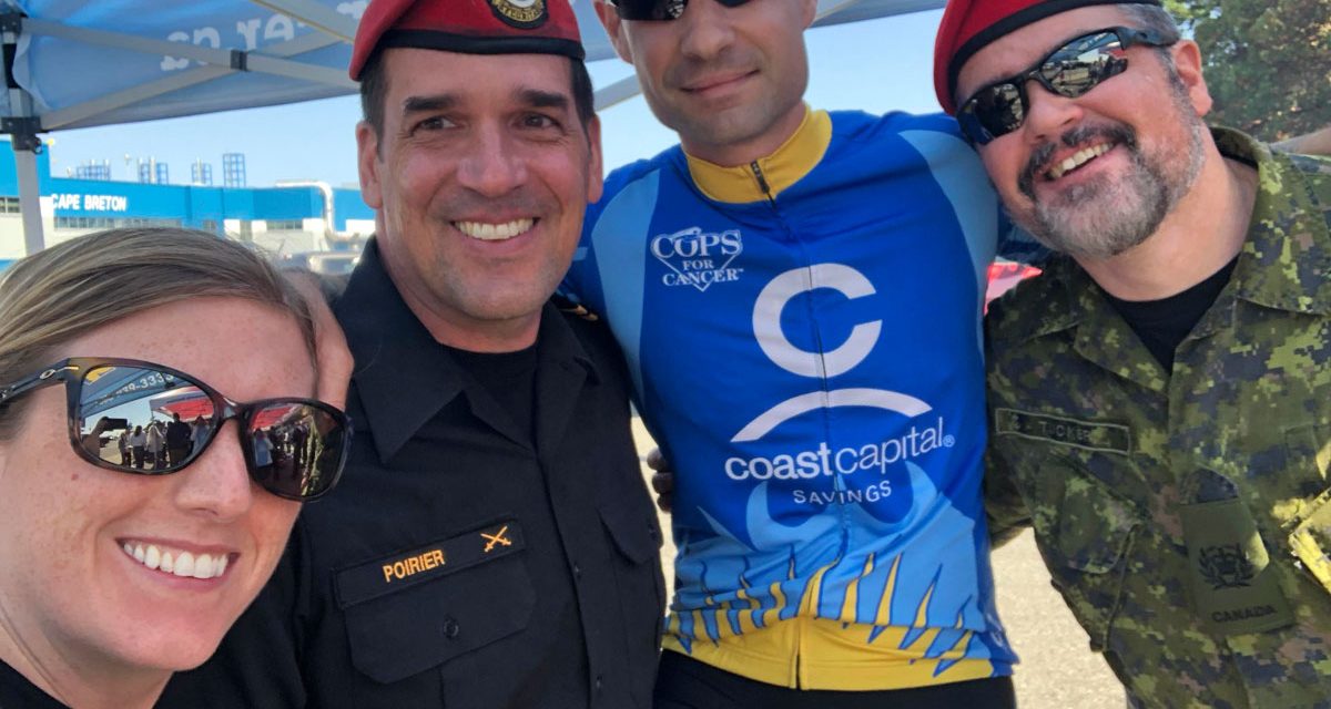 Military Police Officer gears up for Tour de Rock
