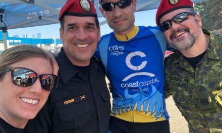 Military Police Officer gears up for Tour de Rock