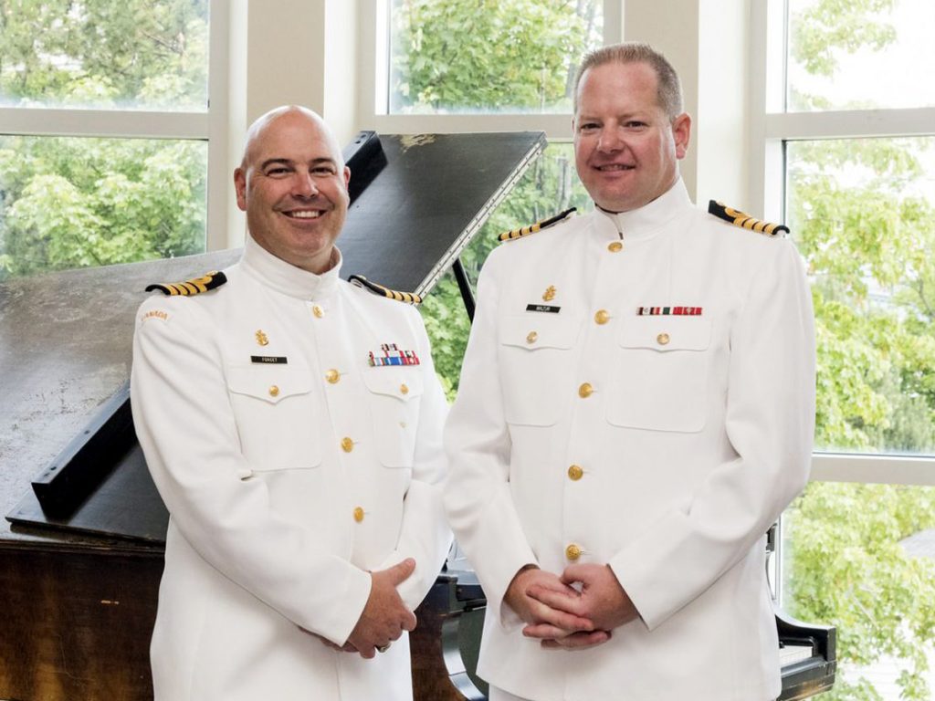 Outgoing CFB Halifax Base Commander Capt(N) Paul Forget