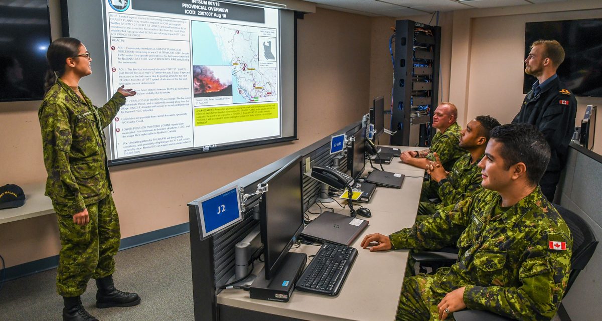 Joint Task Force Pacific – Firefighting help from afar