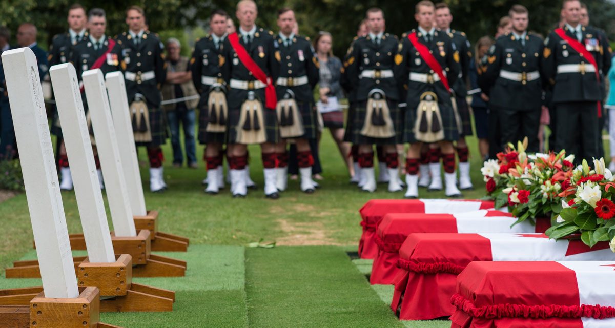 Canadian Scottish Regiment honour their fallen