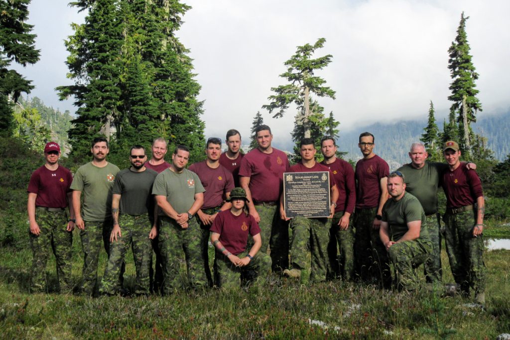 Honouring Valour at Schjelderup Lake