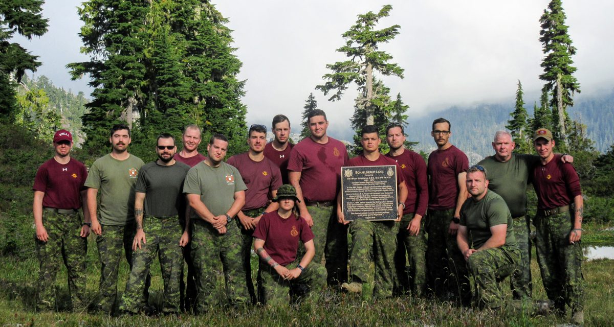 Honouring Valour at Schjelderup Lake