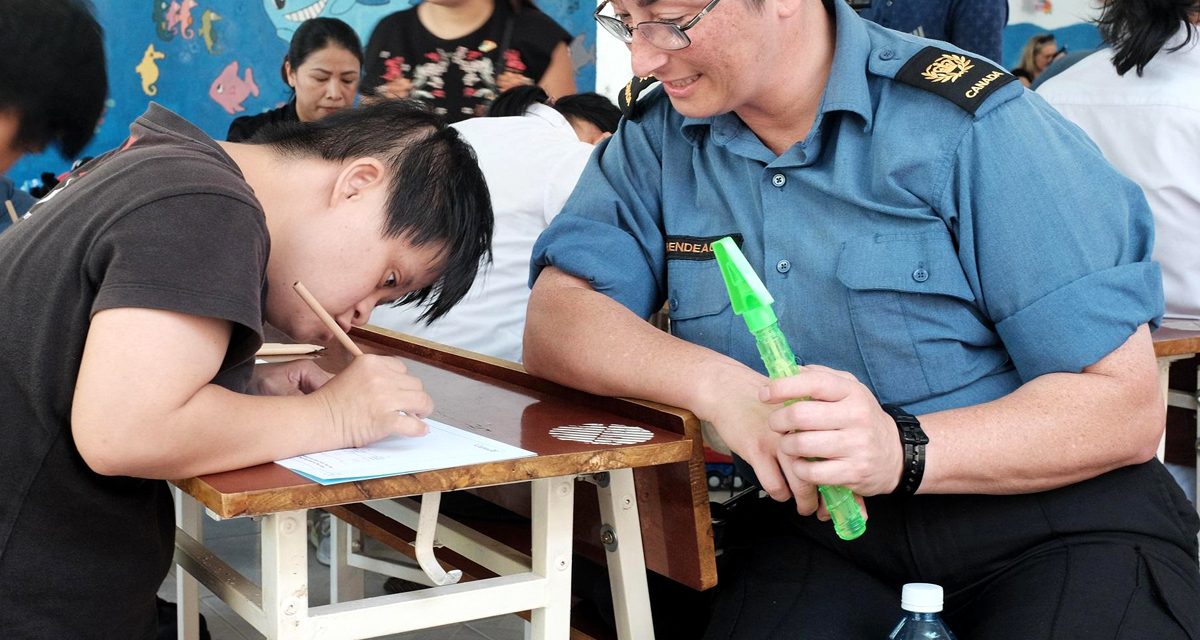 HMCS Calgary & NRU Asterix Volunteer in Vietnam