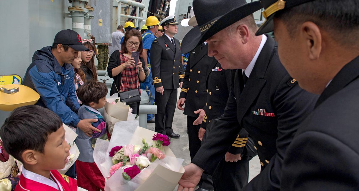 Calgary joins Korea’s Fleet Review