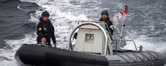 In Photos: HMCS Calgary at Sea