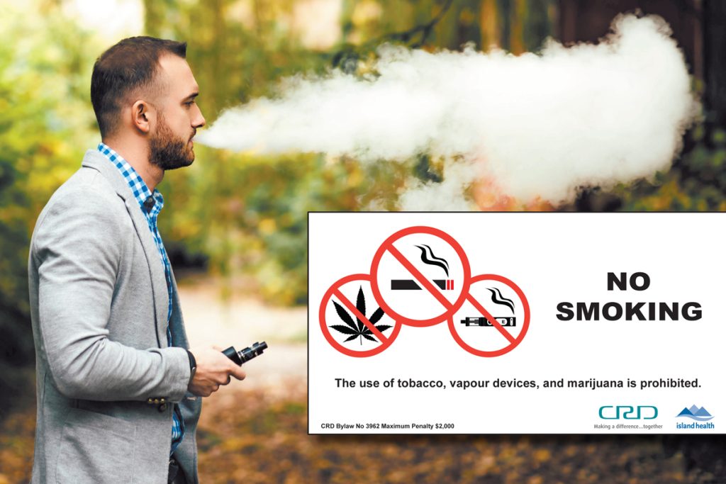 Gets me fuming: smokers in parks