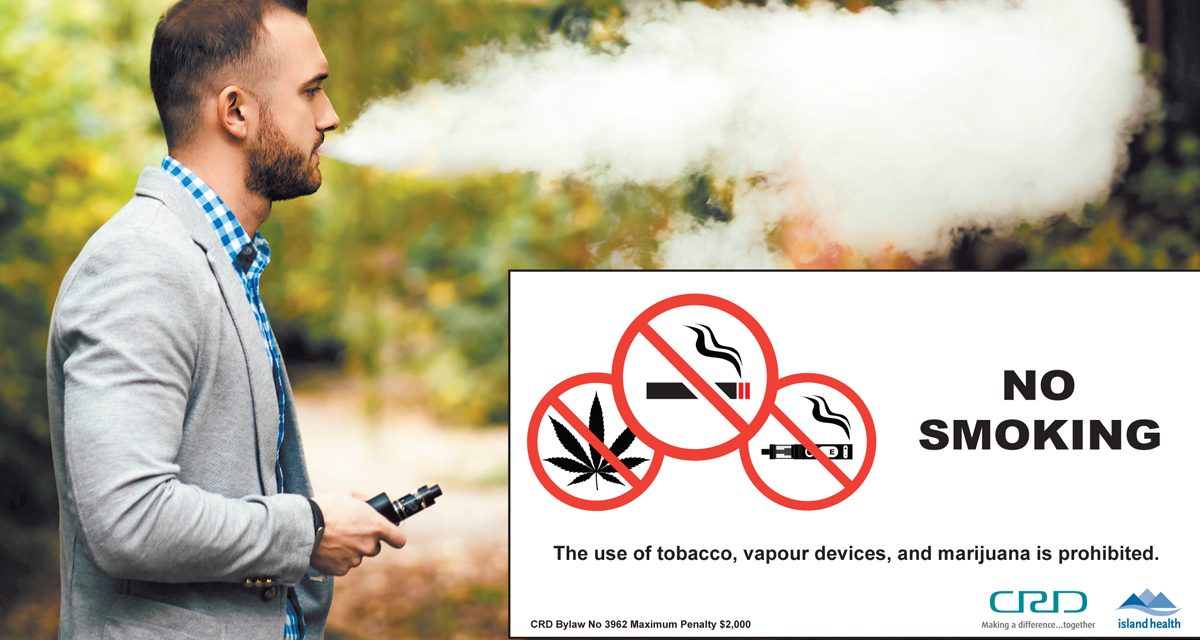 Gets me fuming: smokers in parks