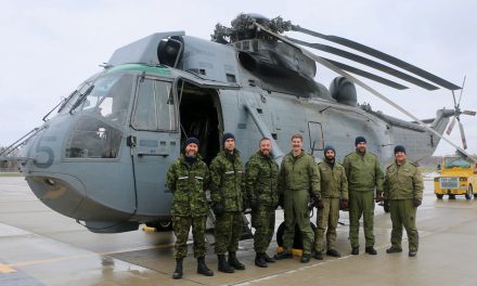 Final Flight: Sea King lands in Trenton