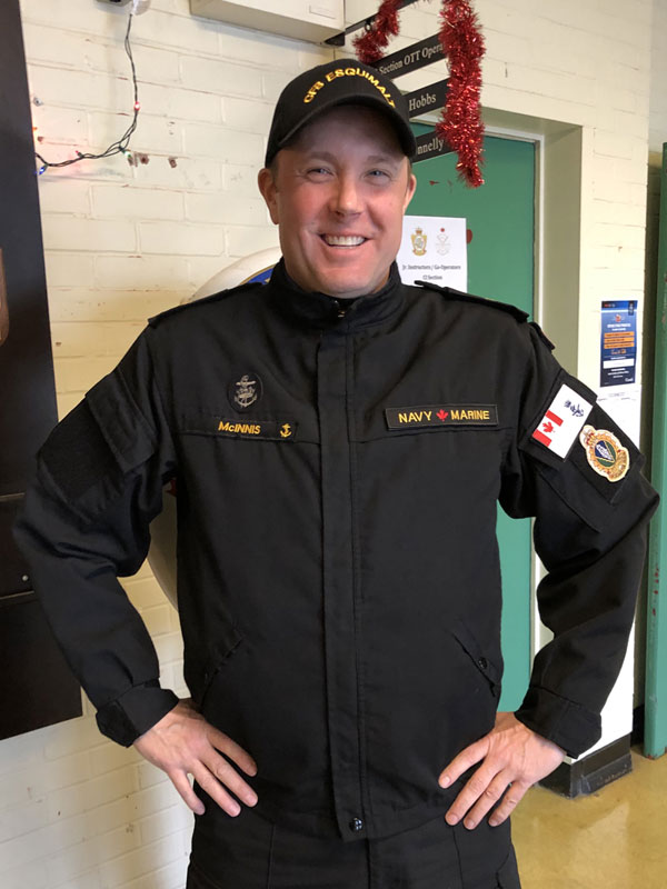 Leading Seaman Mark McInnis re-enrolled in the RCN under the Skilled Re-enrolment Initiative.