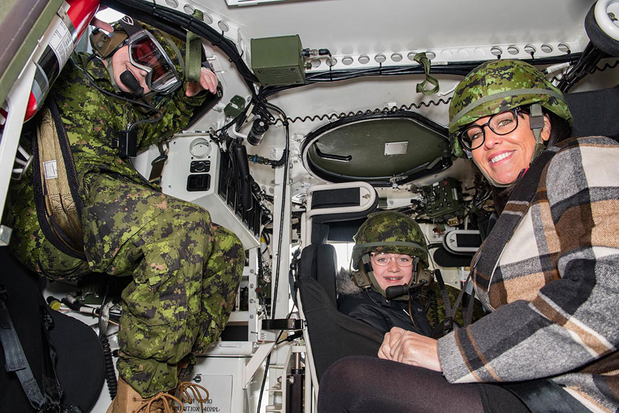 Canadian Army helps fulfil a dream