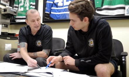 Navy veteran dedicates golden years to hockey