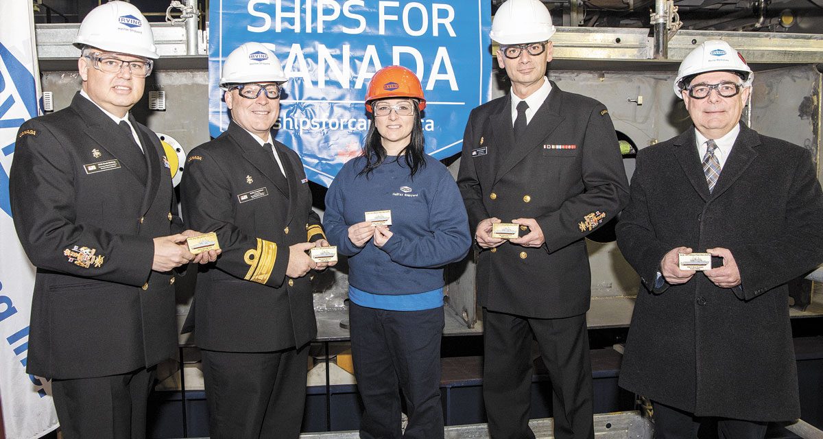 Keel-laying marks another milestone for AOPS program