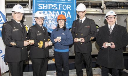 Keel-laying marks another milestone for AOPS program
