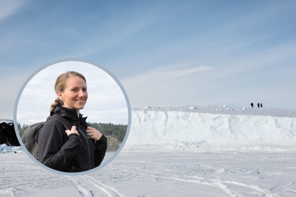 Lieutenant Commander Kathryn Logan is set to trek the north.