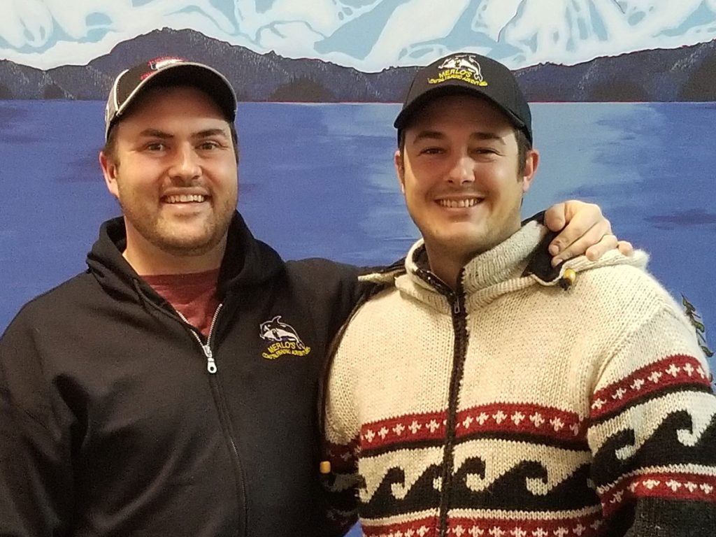 LS (Ret’d) Jon White (left) and PO2 Don Merlo.